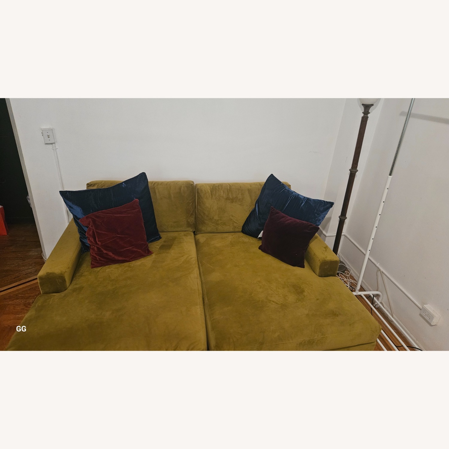 Joybird Anton Green Fabric Sleeper Sofa - image-2