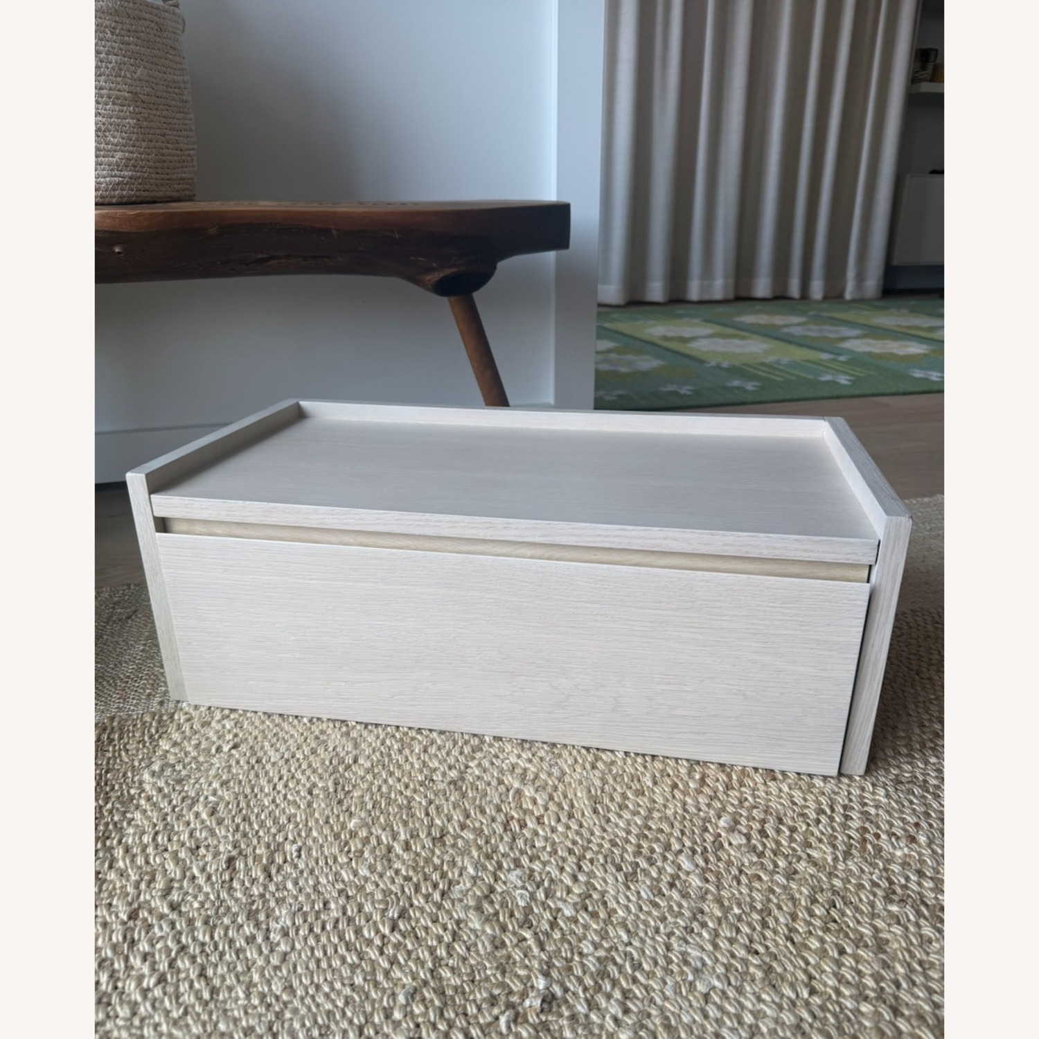 Crate & Barrel Batten Natural Wood Wall Shelf - image-4