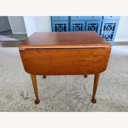 Used Vintage Solid Wood Drop-Leaf Table - Mid Century for sale on AptDeco