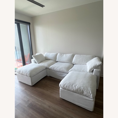Used Nubes Cloud Classic 5-Piece Modular Sofa With Ottomans  for sale on AptDeco