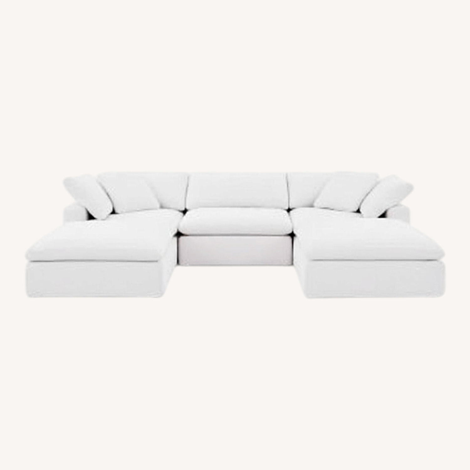 Nubes Cloud Classic 5-Piece Modular Sofa With Ottomans - image-0