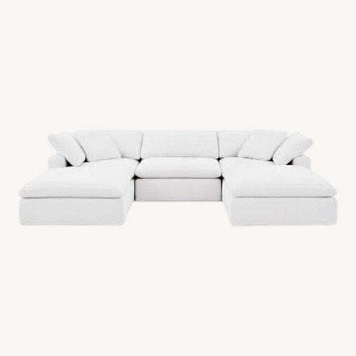 Used Nubes Cloud Classic 5-Piece Modular Sofa With Ottomans for sale on AptDeco
