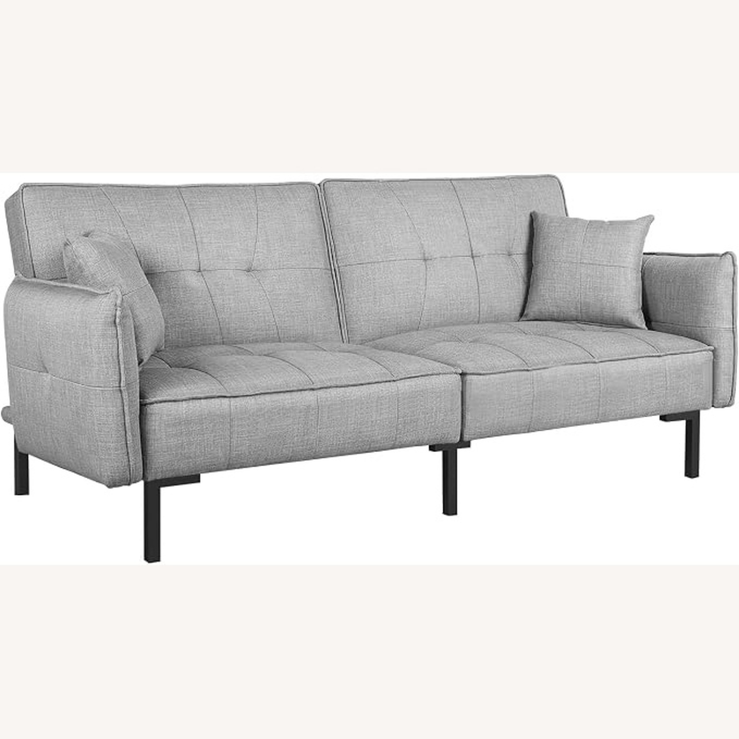 Amazon Gray Futon Sofa - image-4