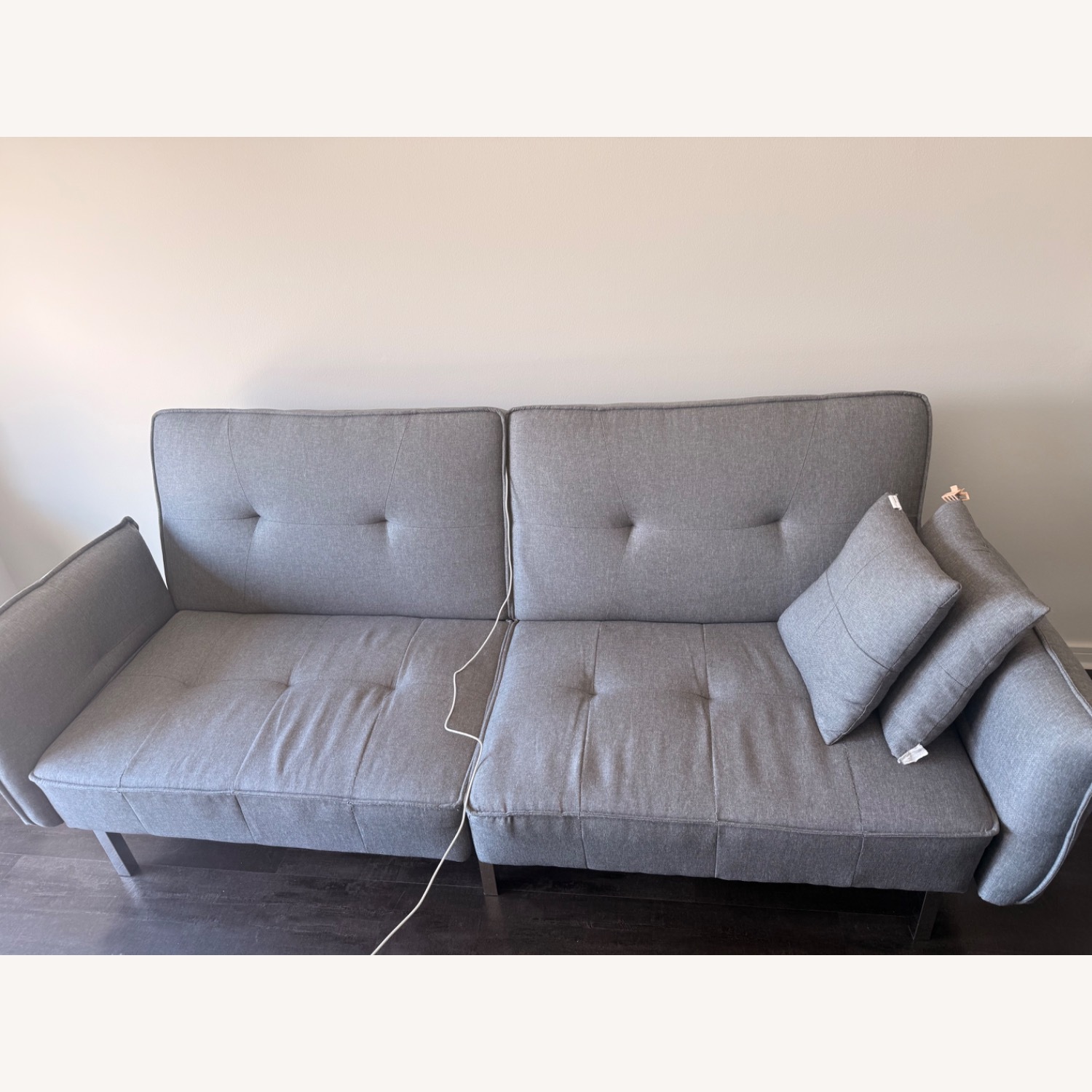 Amazon Gray Futon Sofa - image-2