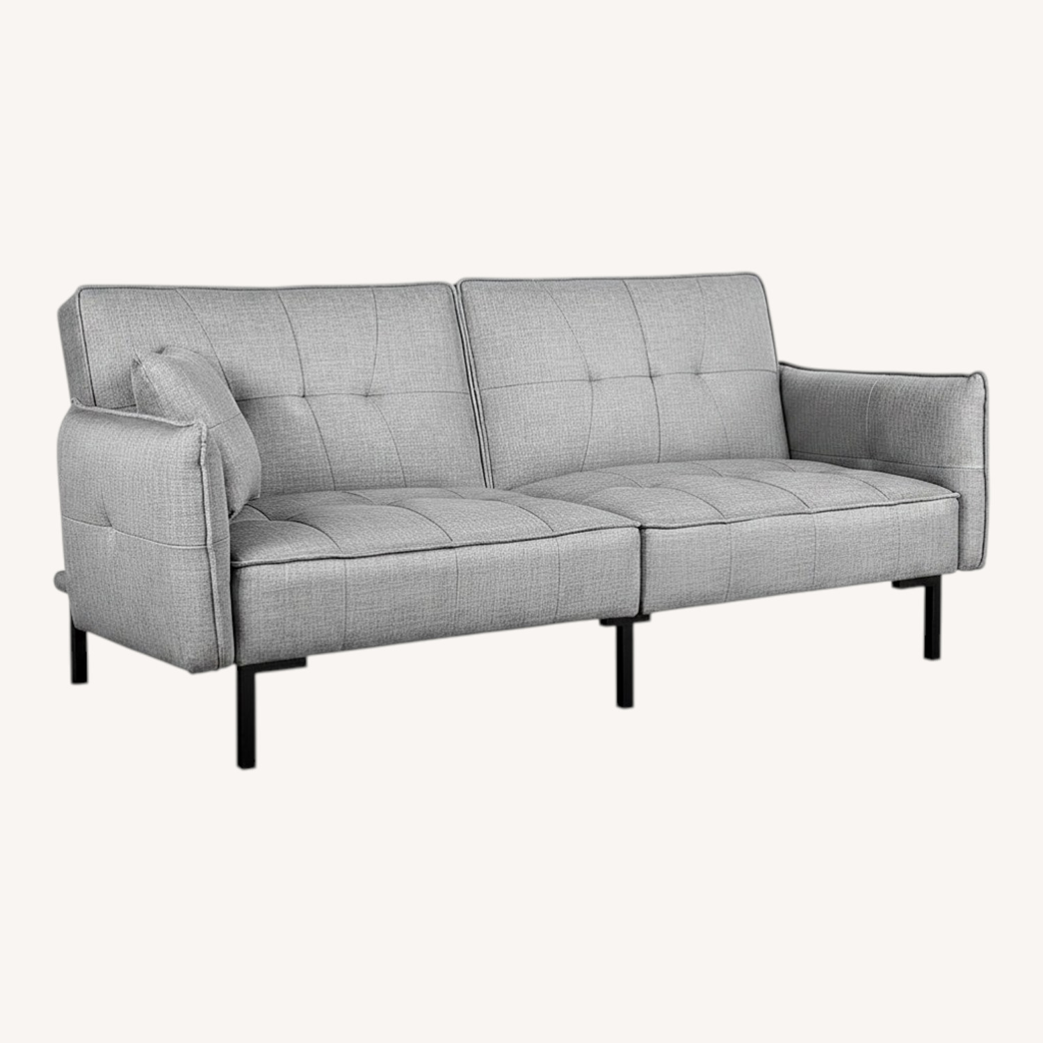 Amazon Gray Futon Sofa - image-0