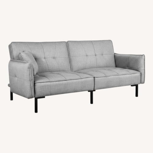 Used Amazon Gray Futon Sofa for sale on AptDeco