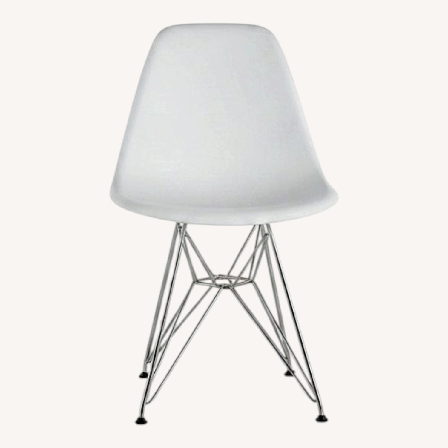 Eames Molded Plastic Side Chair With Wire Base - image-0