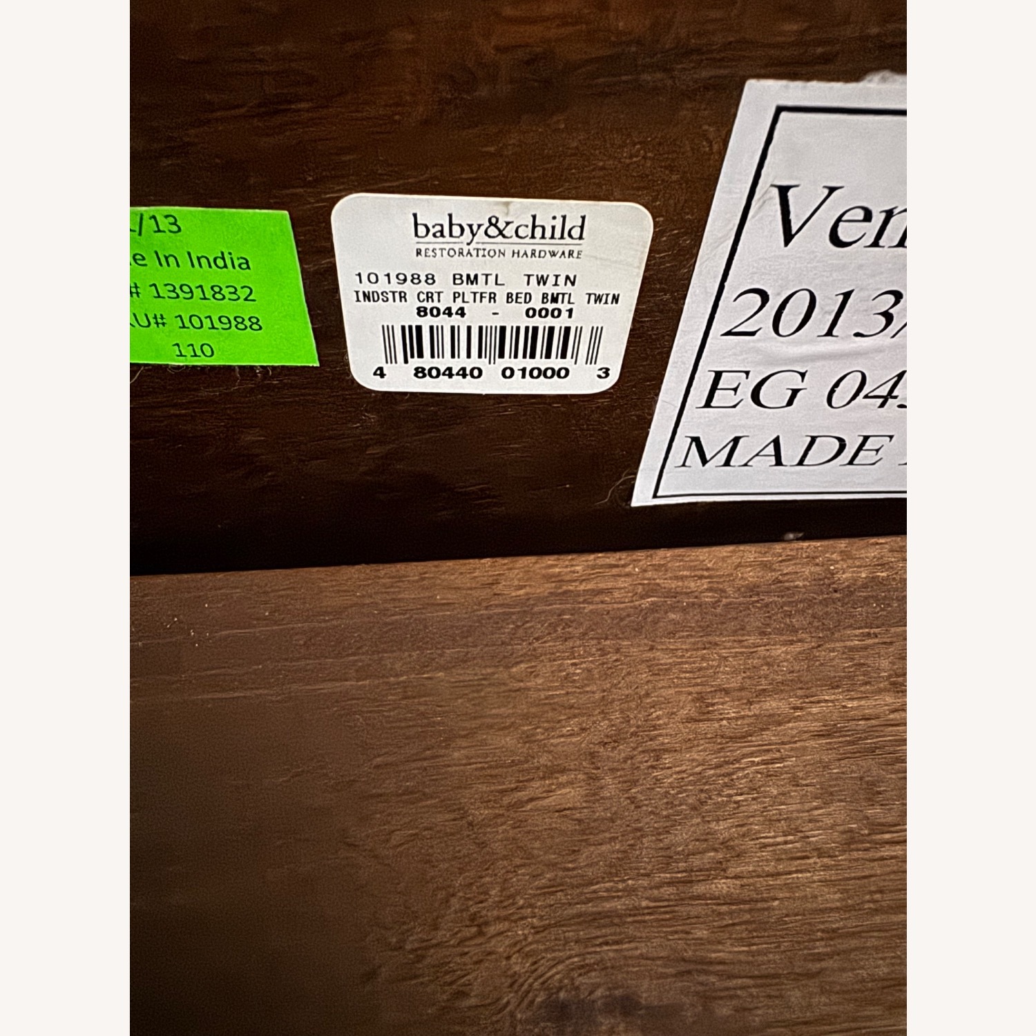 Restoration Hardware Industrial Cart Bed - image-3