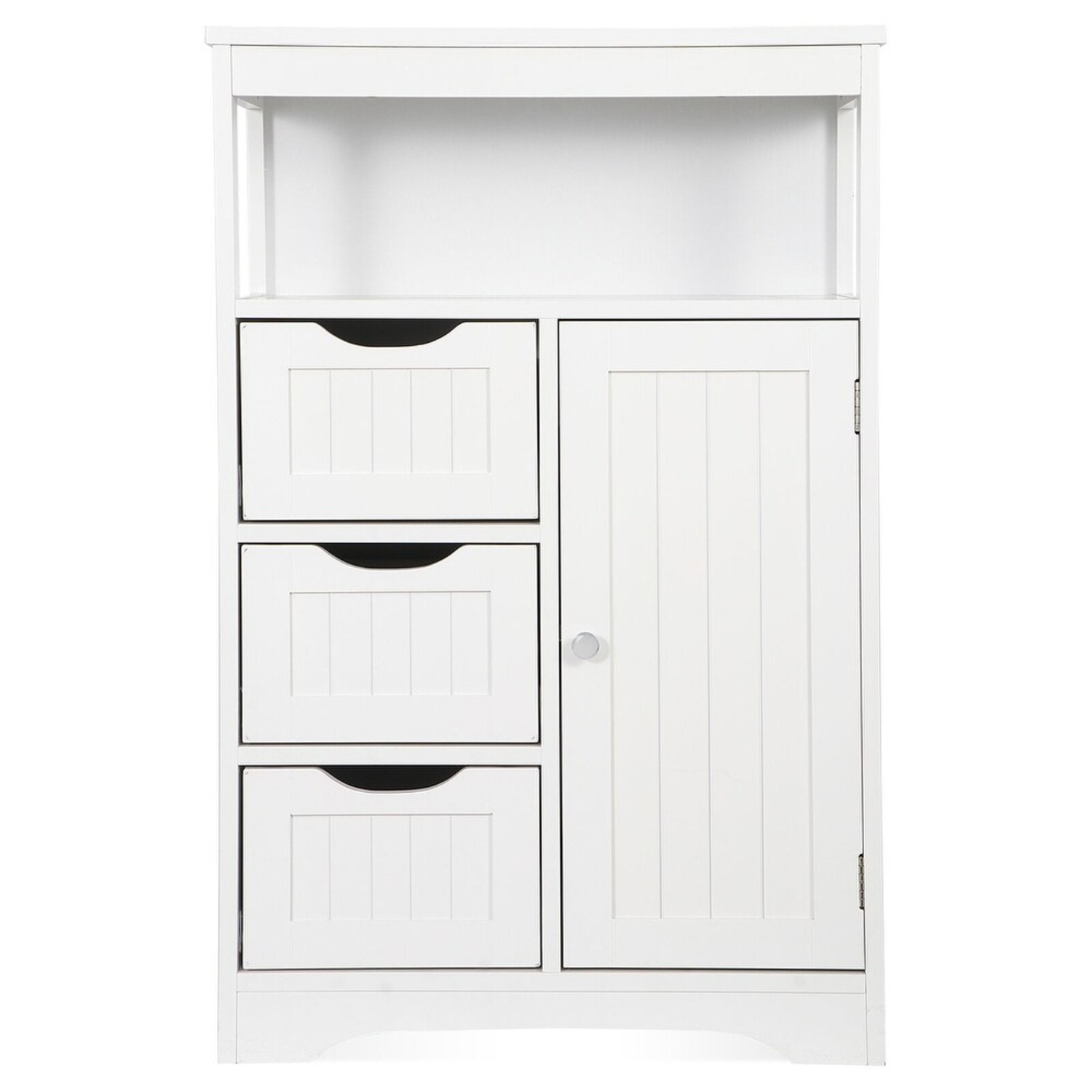 White Wood Armoire - image-4