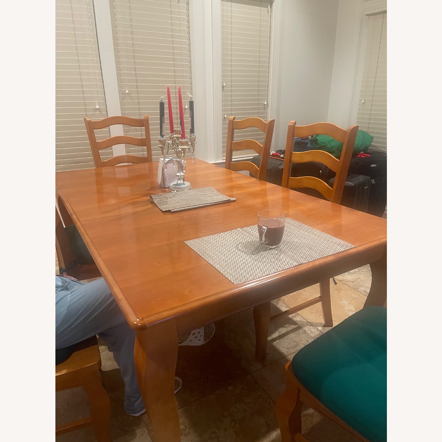 Bassett Good Light Brown Wood Dining Table - image-3