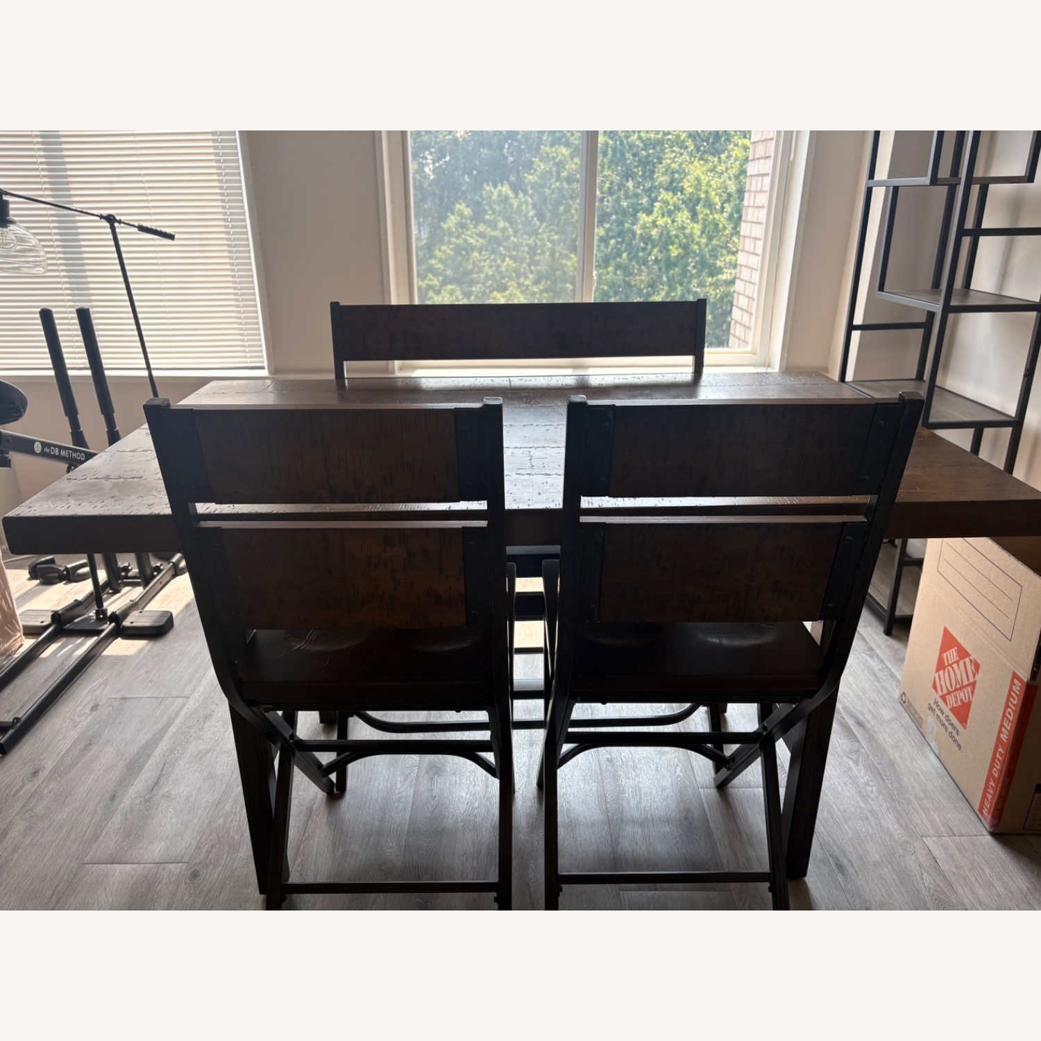 Value City Furniture Brown Dining Table Set - image-1
