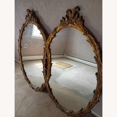 Used Gold Leaf Double Mirror for sale on AptDeco
