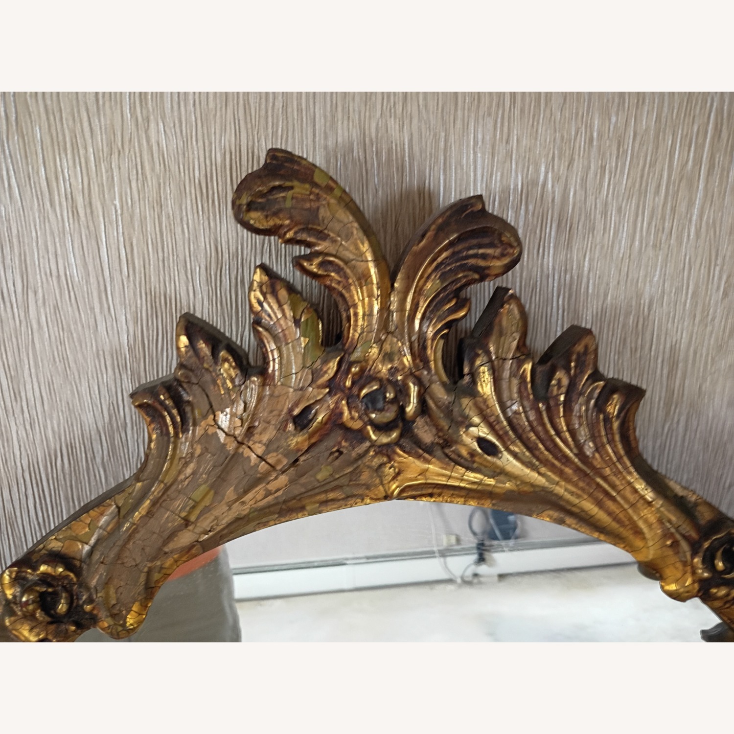 Gold Leaf Double Mirror - image-3