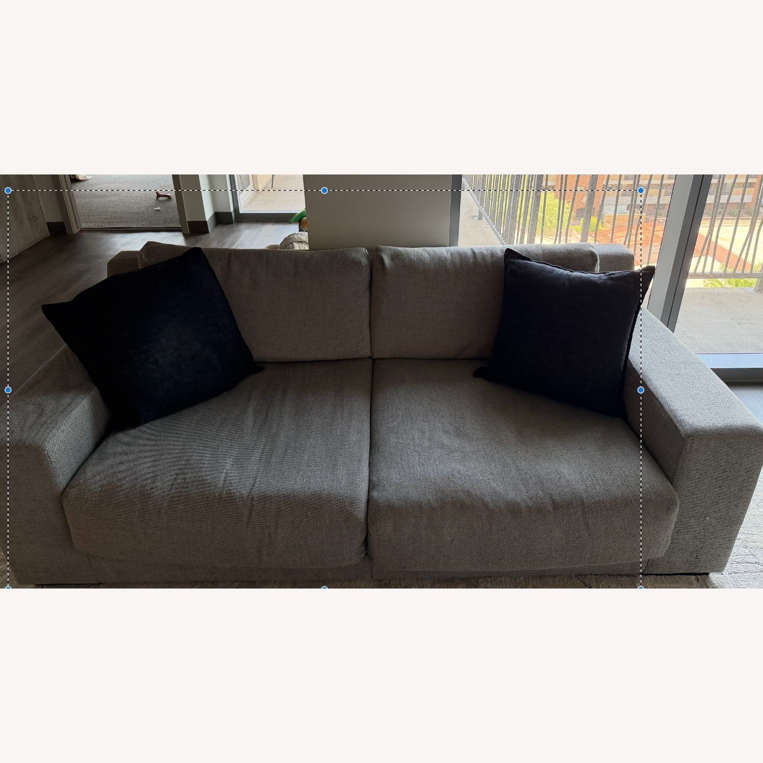 West Elm Dalton 2 Seater Sofa - image-1