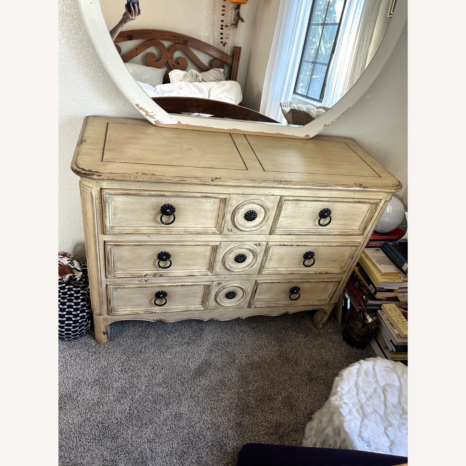 Vintage/Antique Finds Natural Wood Dresser - image-1