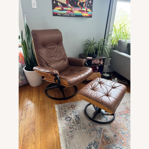 Used Chairworks Vintage Leather Armchair for sale on AptDeco