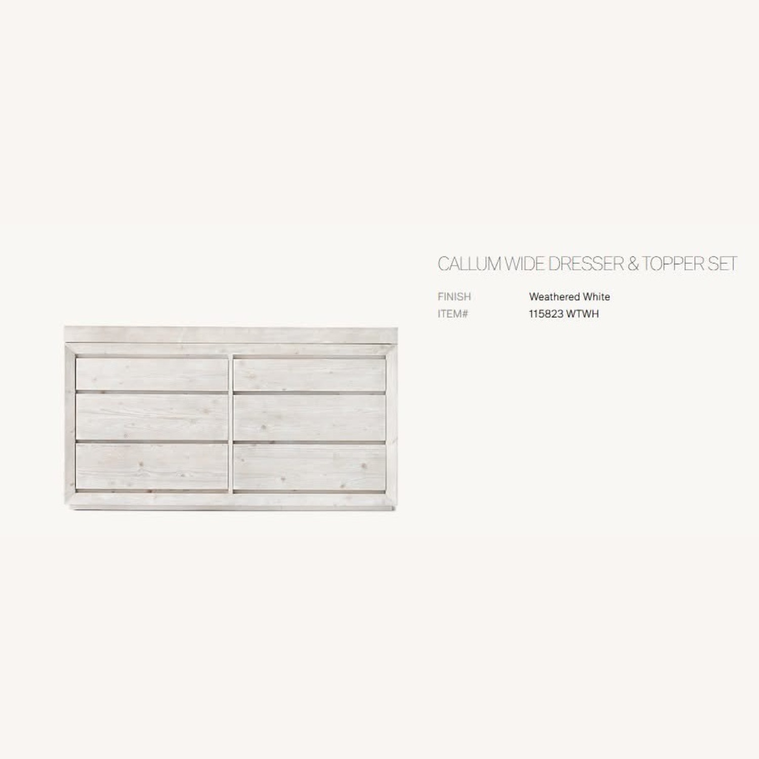 Restoration Hardware Callum Complete Nursery Set - Weathered White - image-9