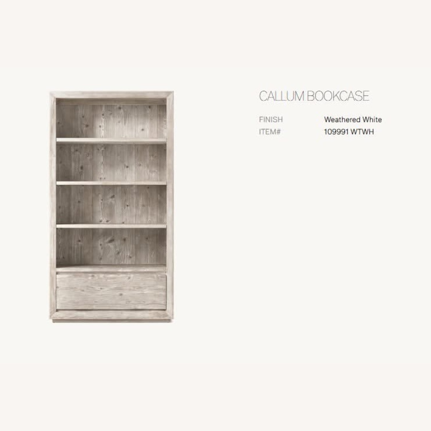 Restoration Hardware Callum Complete Nursery Set - Weathered White - image-11