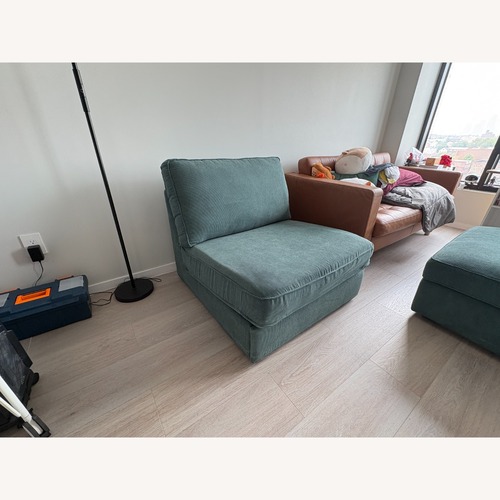 Used IKEA Kivik Green Fabric Chaise Lounge for sale on AptDeco
