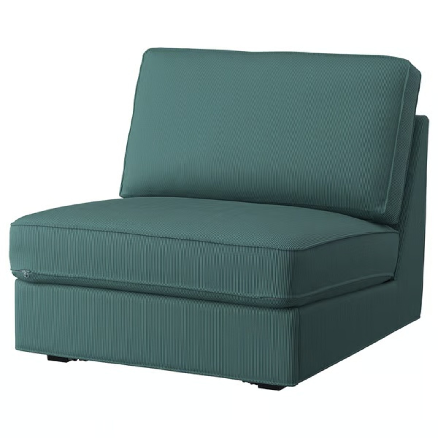 IKEA Kivik Green Fabric Chaise Lounge - image-6