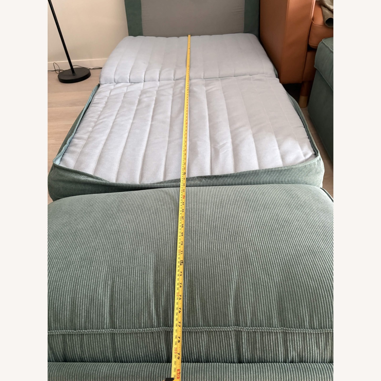 IKEA Kivik Green Fabric Chaise Lounge - image-5