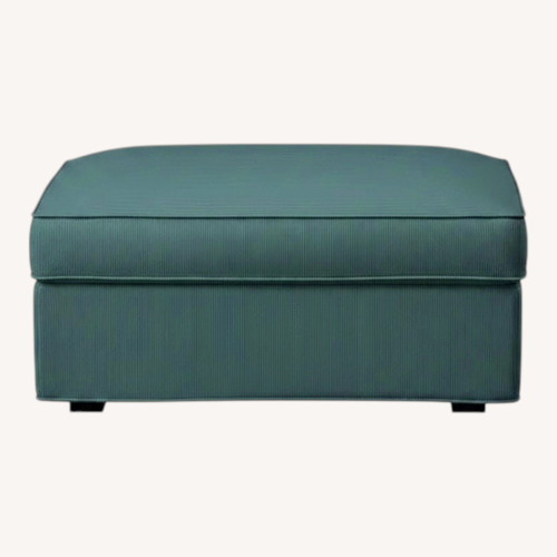 Used IKEA Kivik Green Ottoman for sale on AptDeco