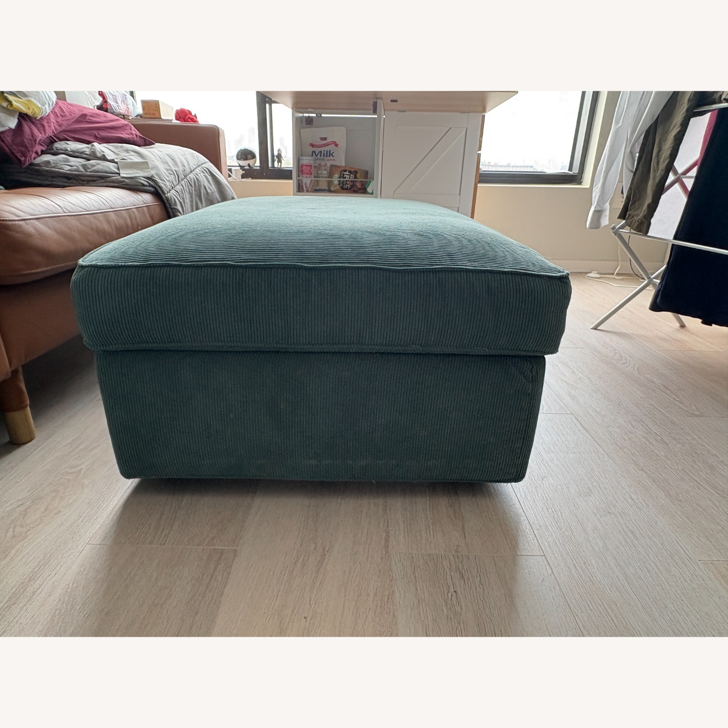 IKEA Kivik Green Ottoman - image-3