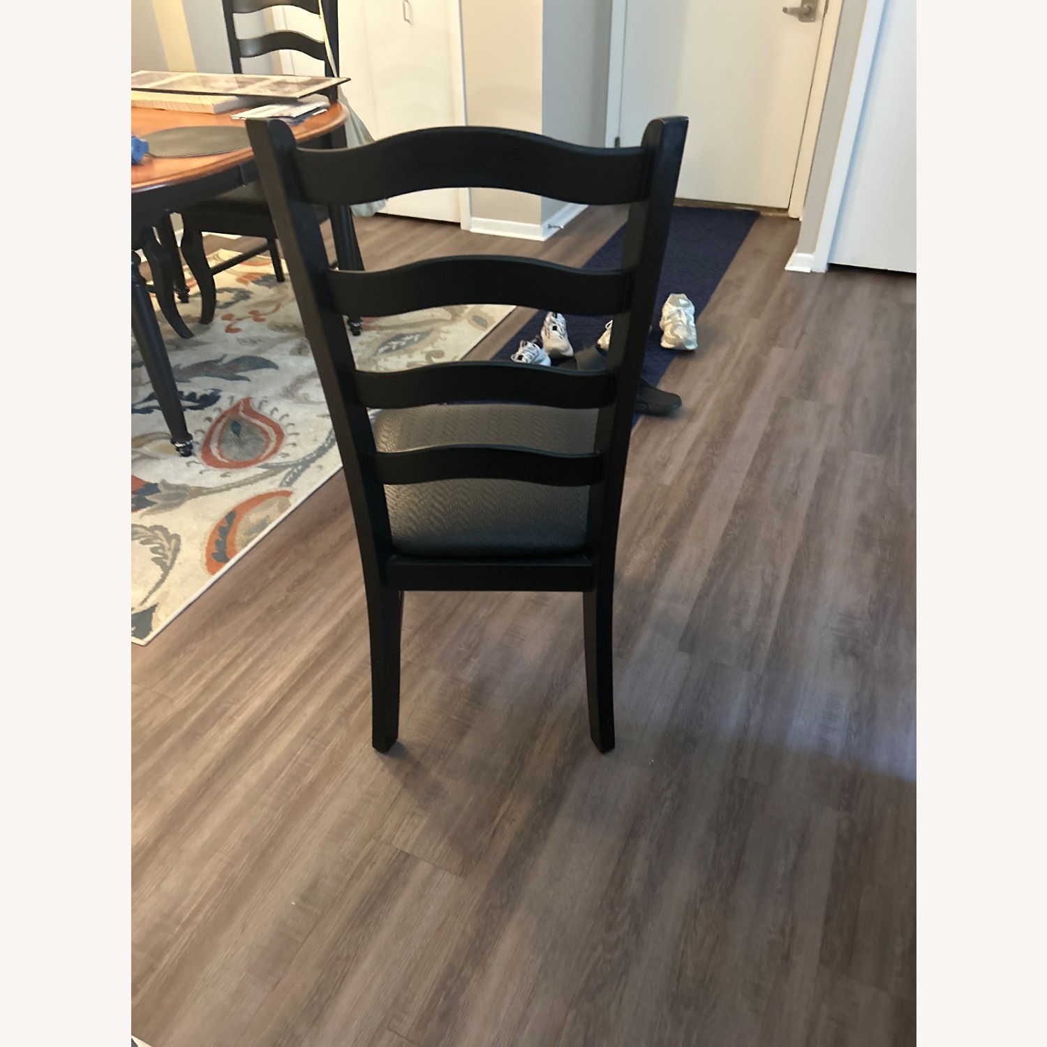Black Wood Dining Chairs - image-3