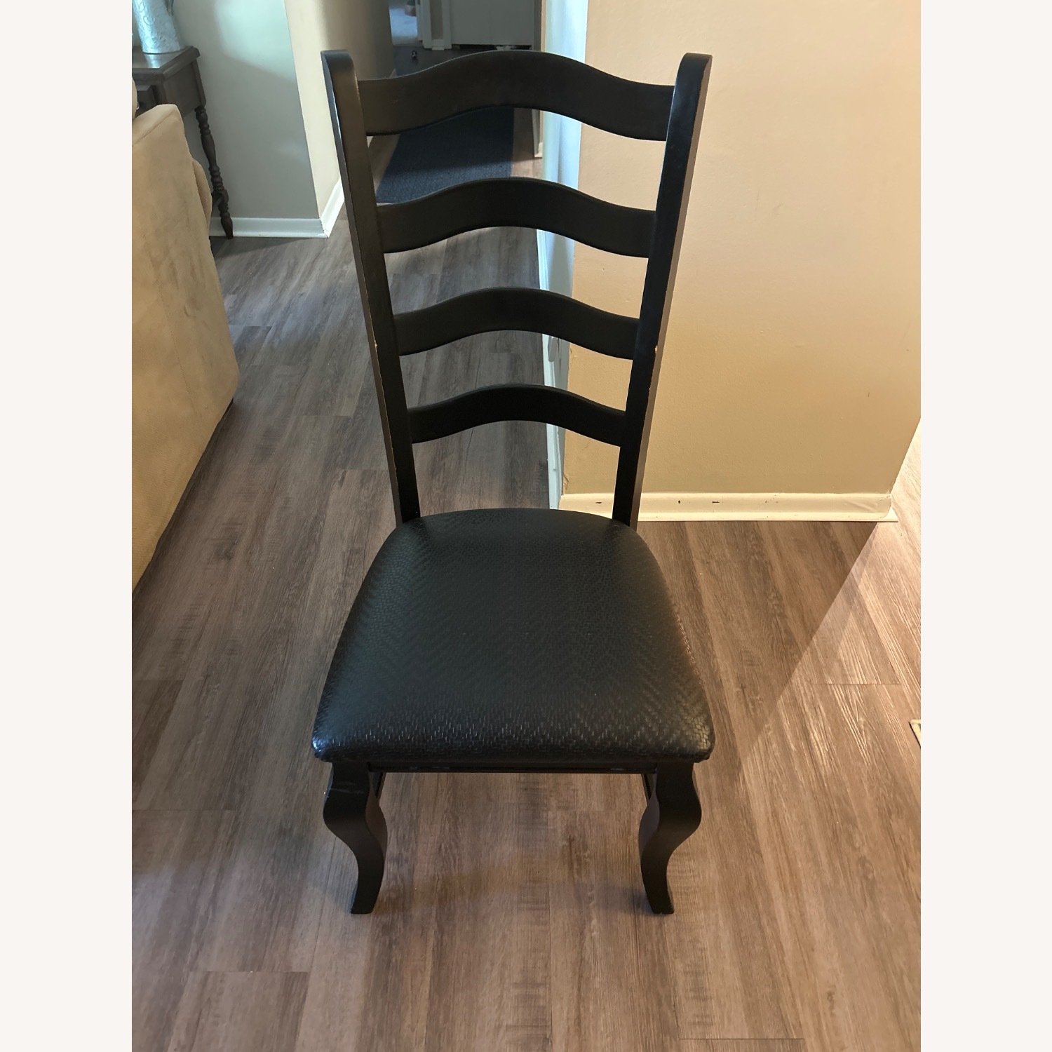 Black Wood Dining Chairs - image-1