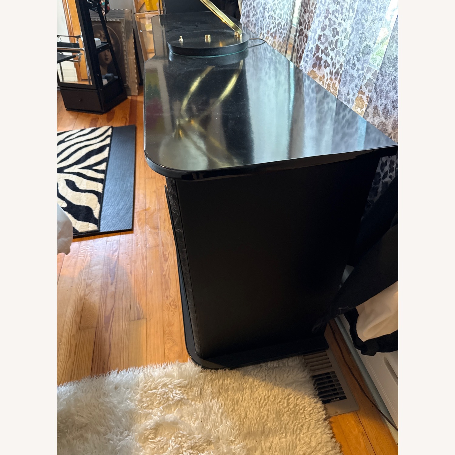 Vintage/Antique Finds Black Wood Dresser - image-3