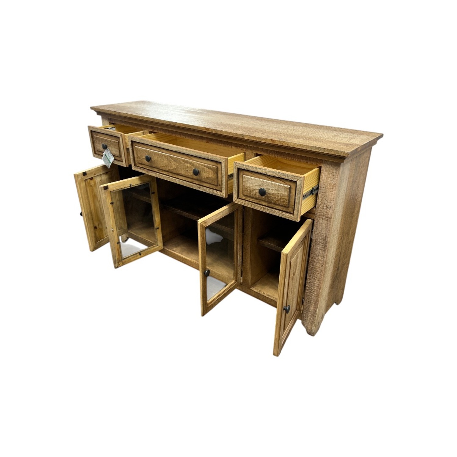August Grove Glenwood 3 Drawer 4 Door Console - image-13