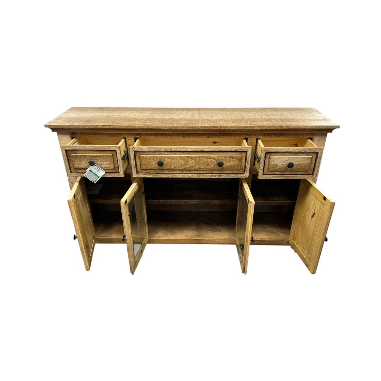 August Grove Glenwood 3 Drawer 4 Door Console - image-12