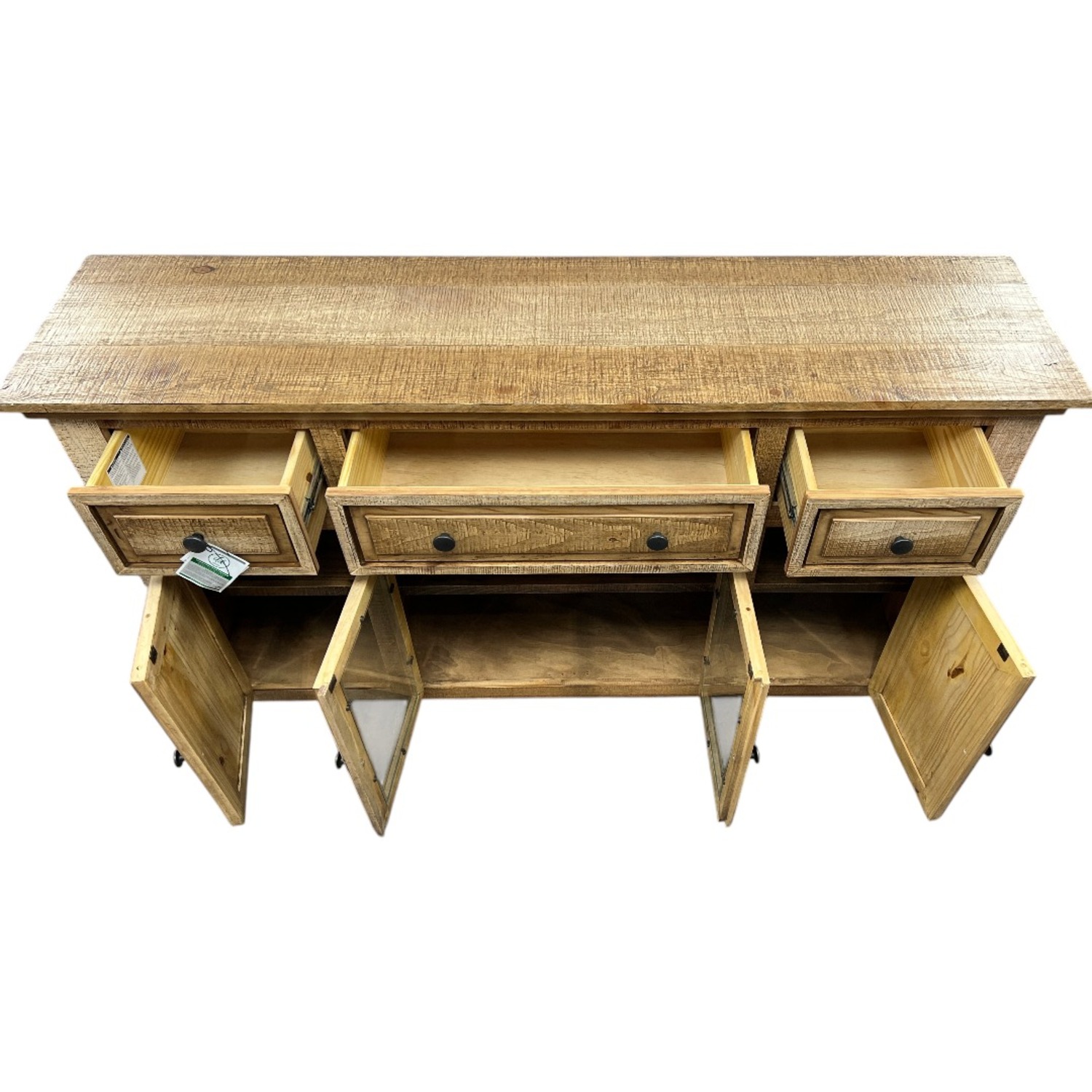 August Grove Glenwood 3 Drawer 4 Door Console - image-14