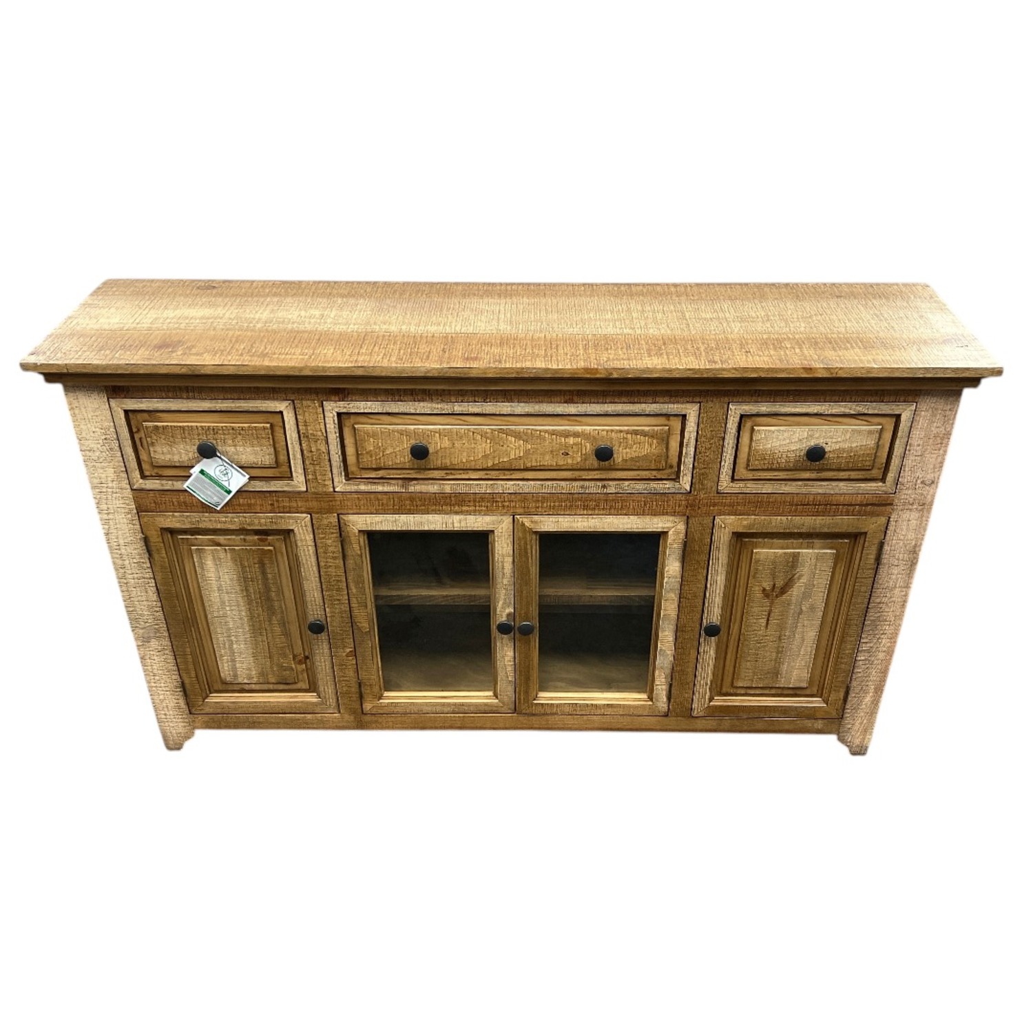 August Grove Glenwood 3 Drawer 4 Door Console - image-2