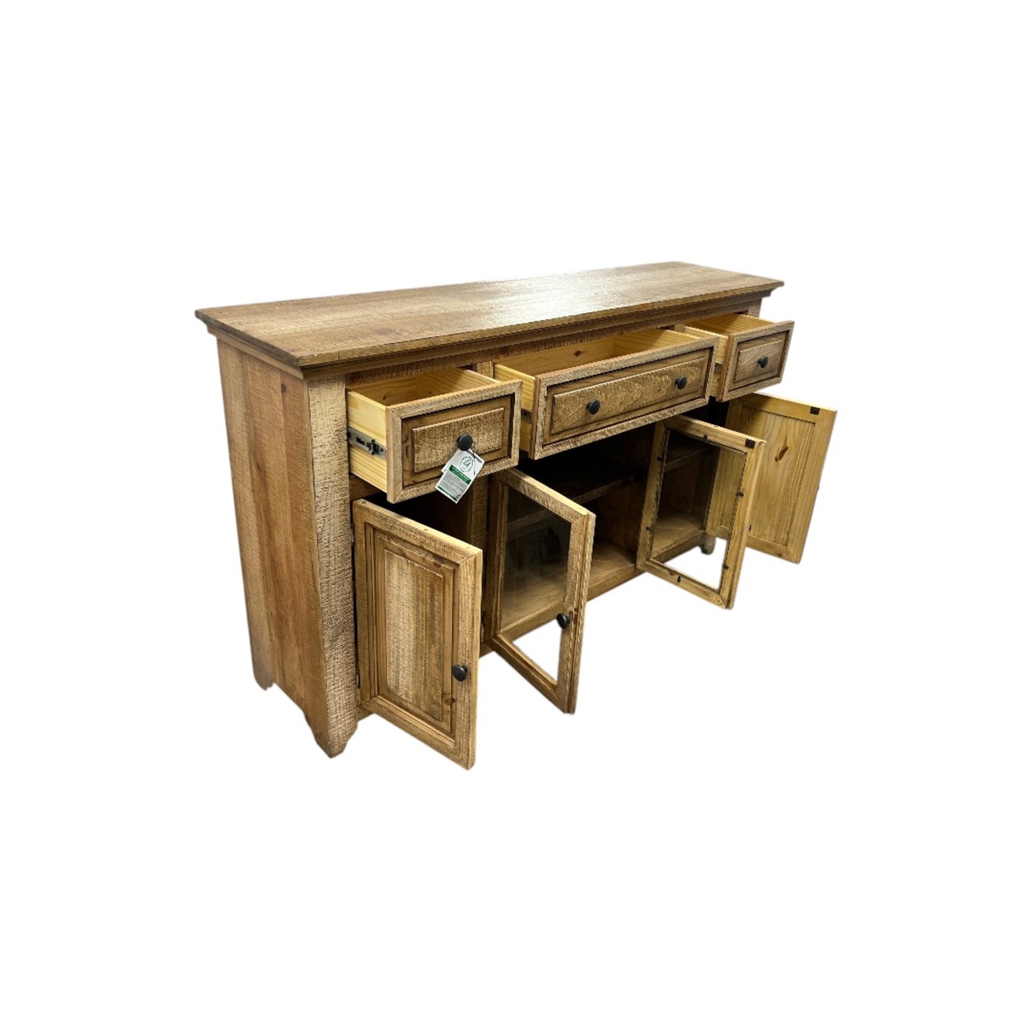 August Grove Glenwood 3 Drawer 4 Door Console - image-15