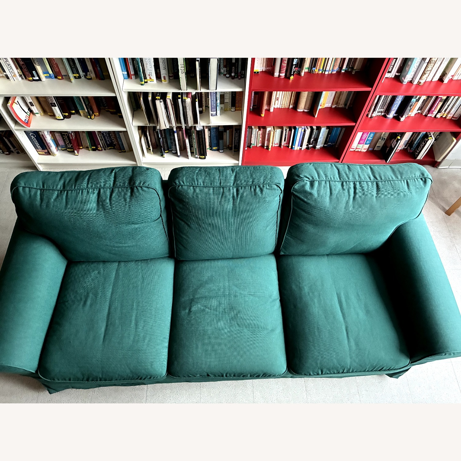 IKEA Green Fabric 3+ Seater Sofa - image-2