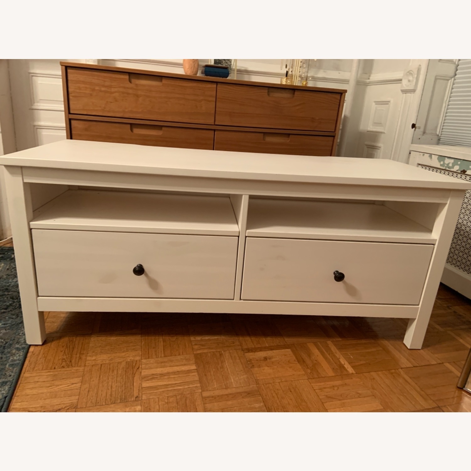 IKEA Hemnes Two Drawer TV Stand - image-5