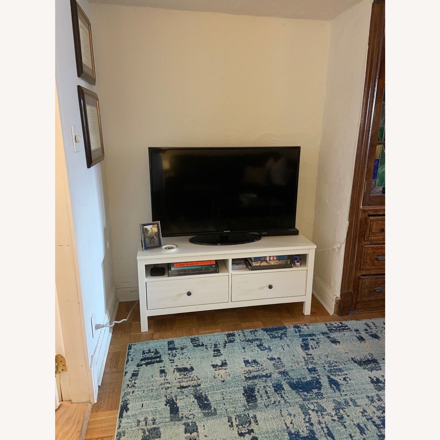 IKEA Hemnes Two Drawer TV Stand - image-7