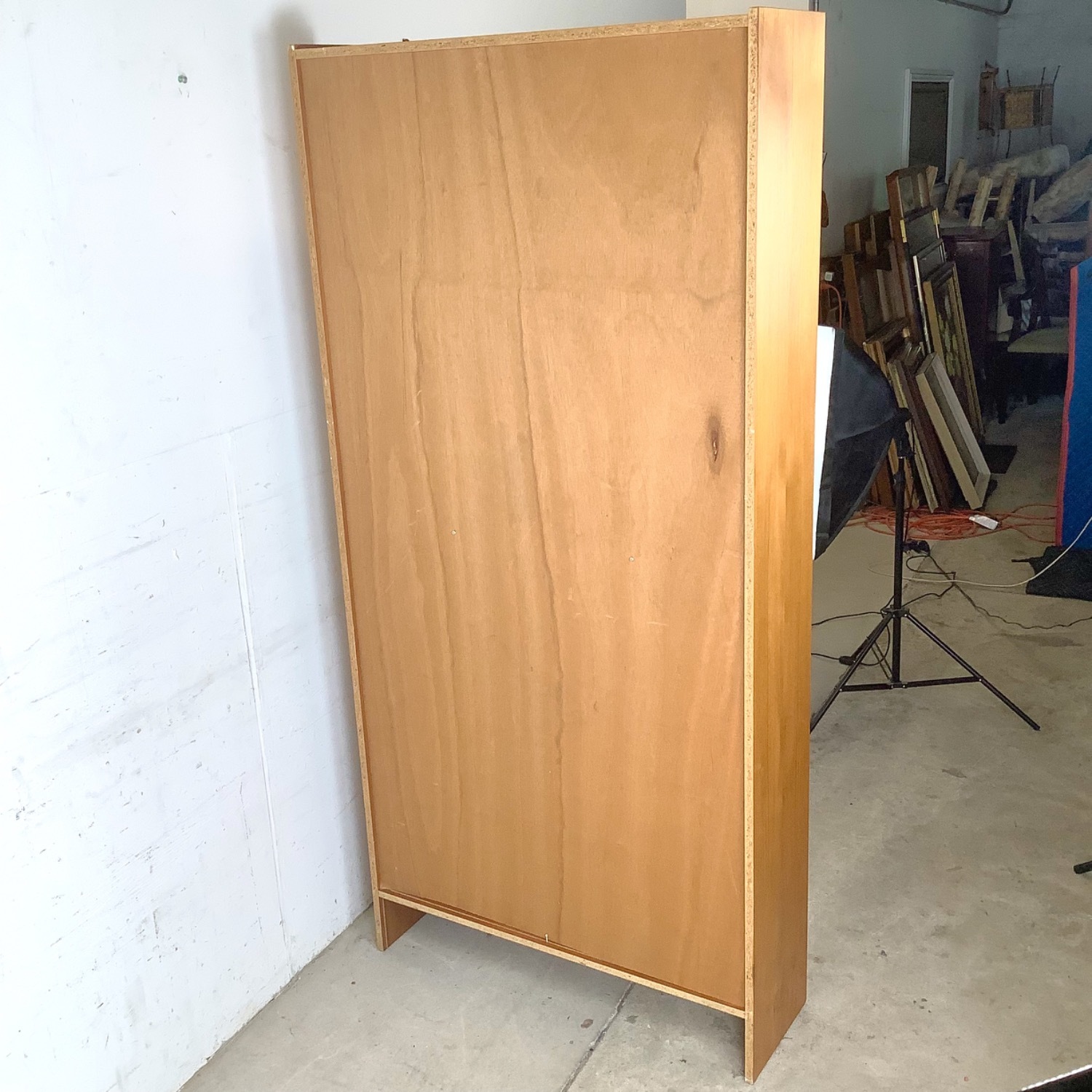 Tall Scandinavian Modern Teak Bookcase - image-17