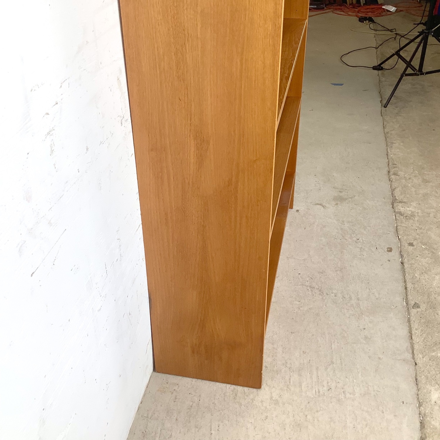 Tall Scandinavian Modern Teak Bookcase - image-16