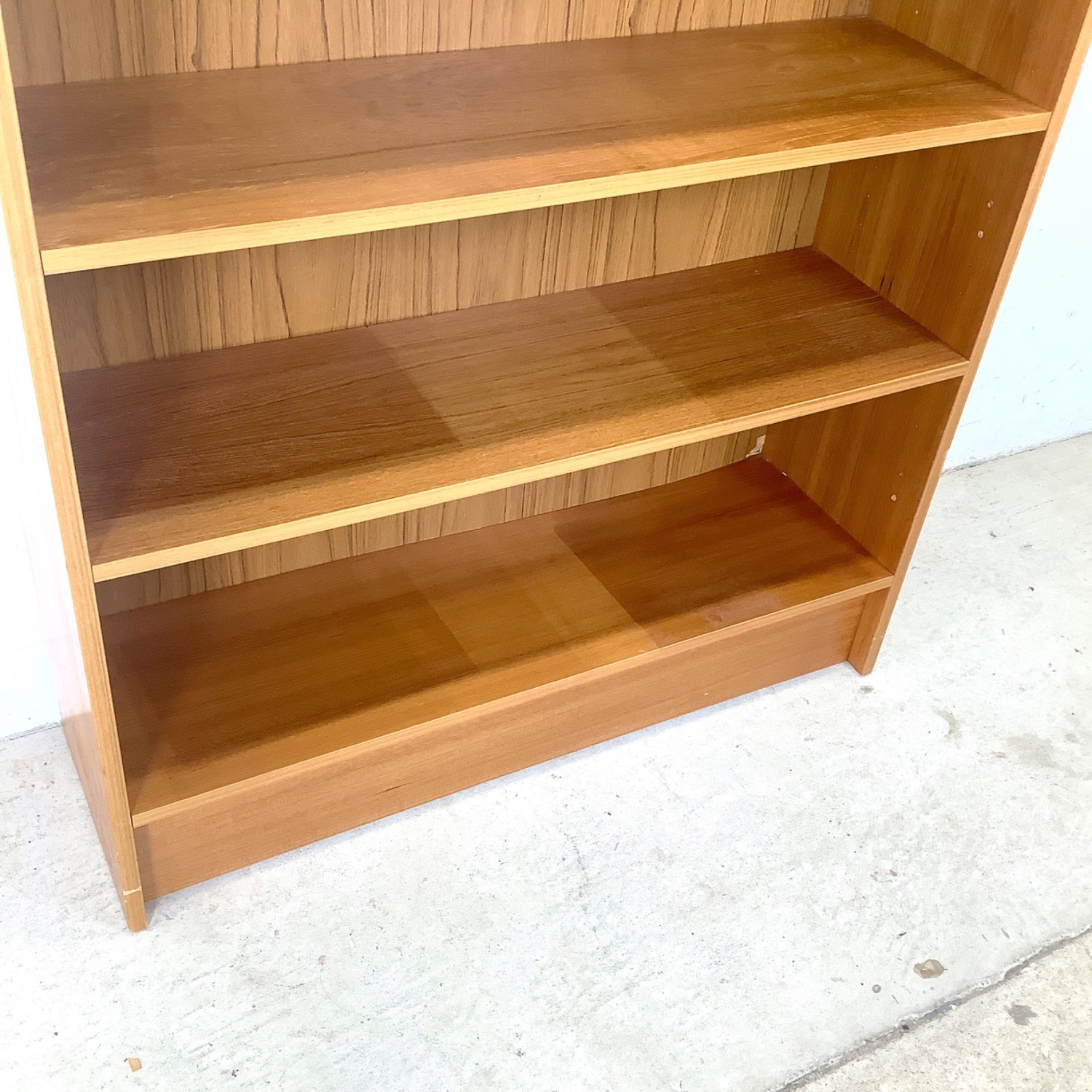 Tall Scandinavian Modern Teak Bookcase - image-12