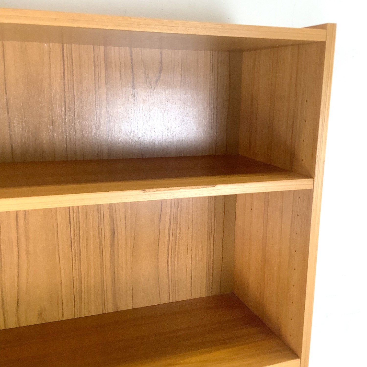 Tall Scandinavian Modern Teak Bookcase - image-10