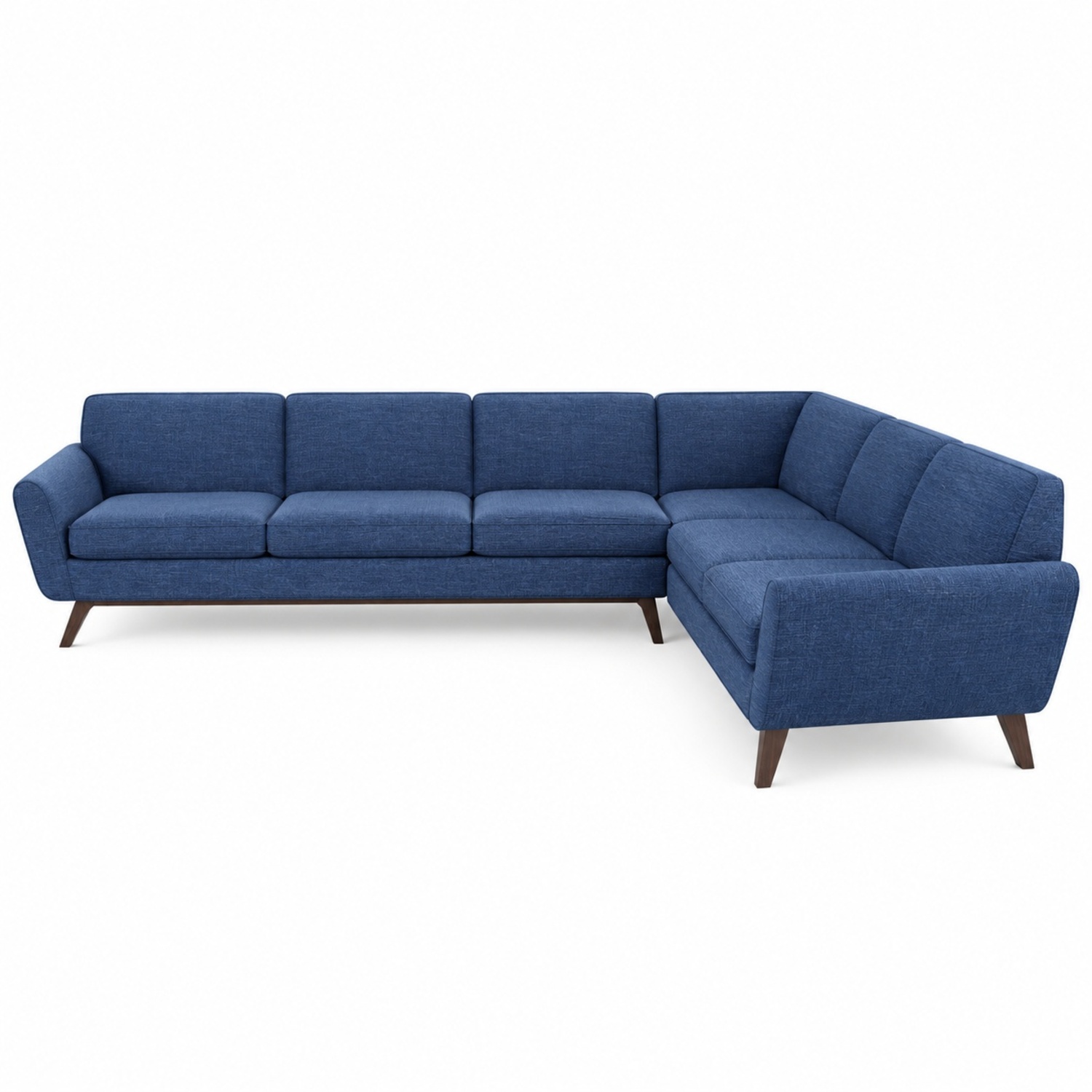 Joybird Hyland Blue Key Largo Denim L-Sectional - image-5