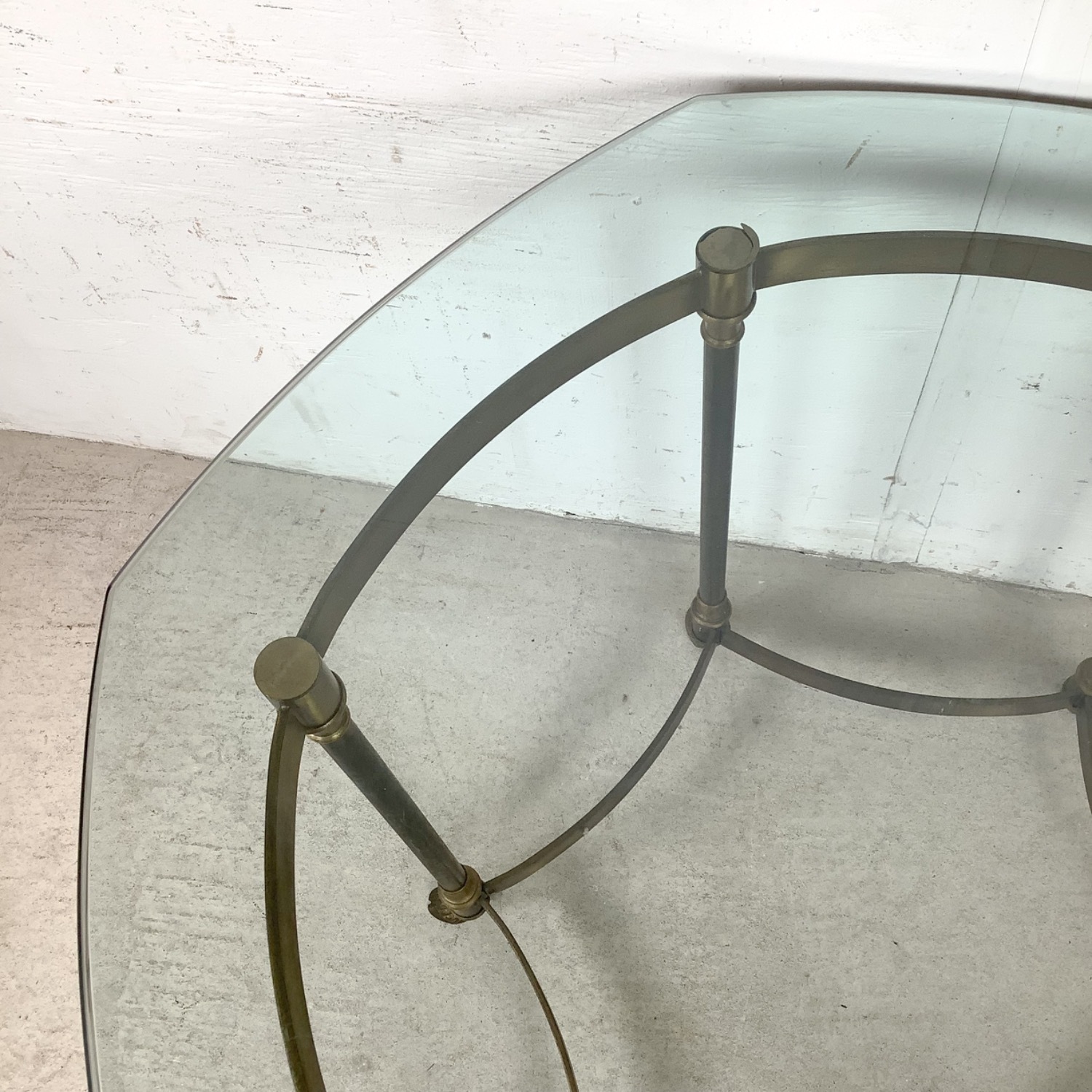 Vintage Brass Side Table, Style of La Barge - image-7