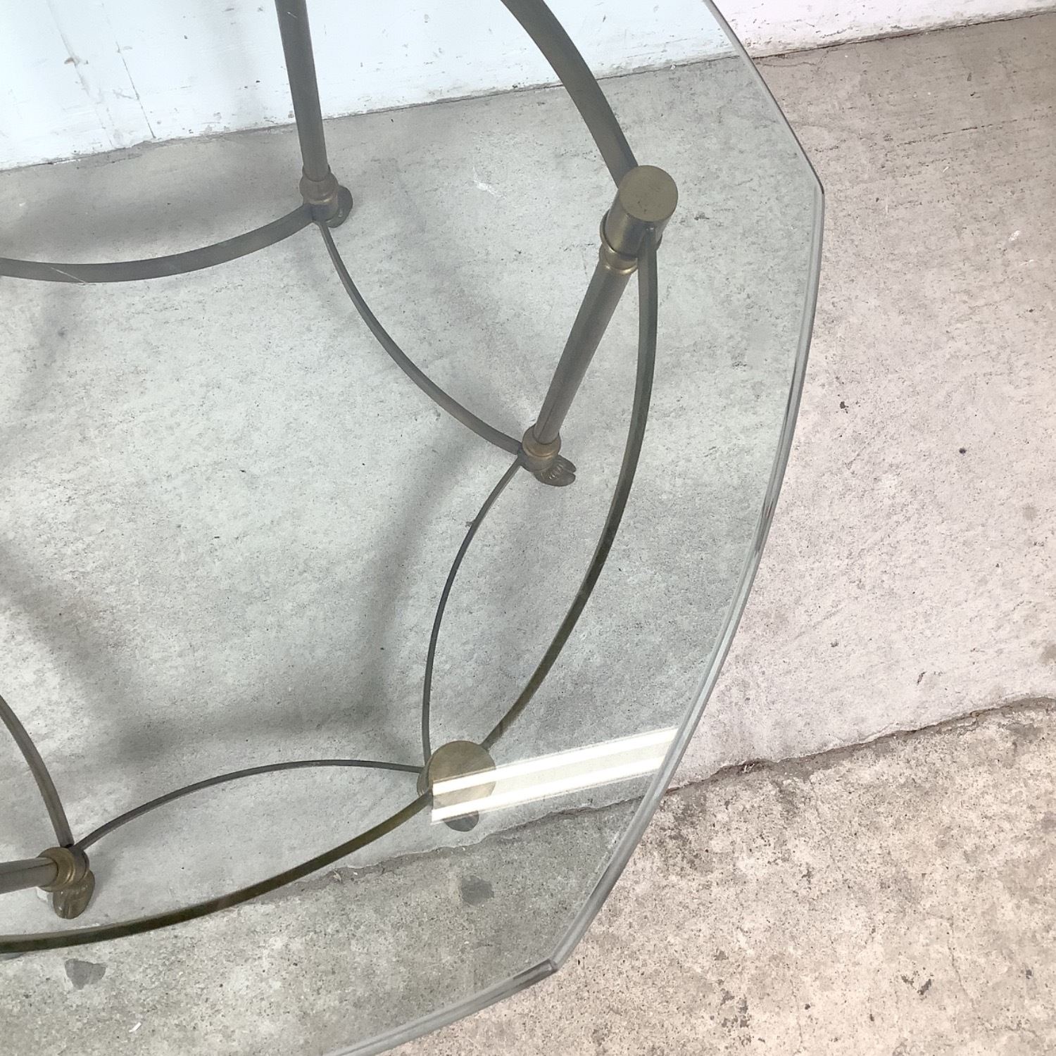 Vintage Brass Side Table, Style of La Barge - image-8