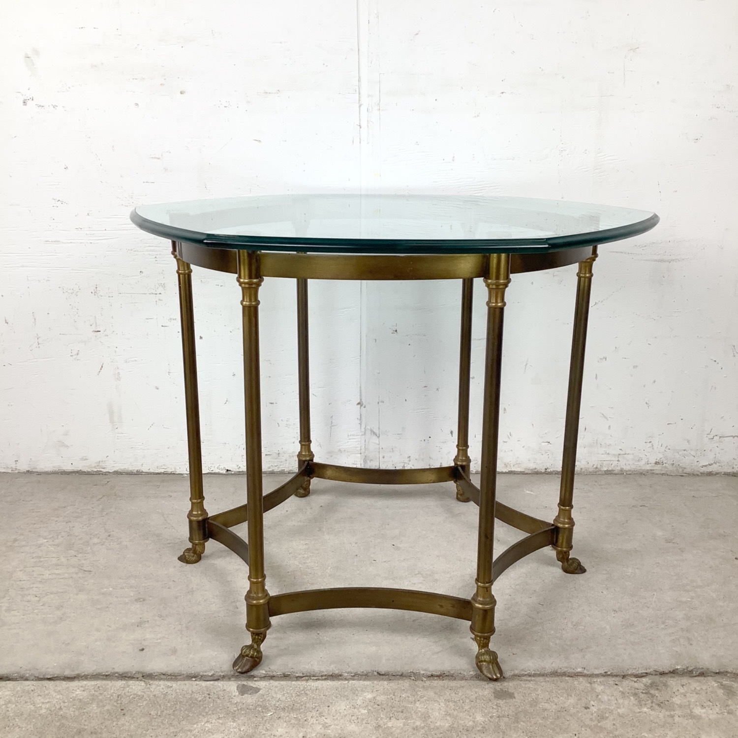 Vintage Brass Side Table, Style of La Barge - image-17