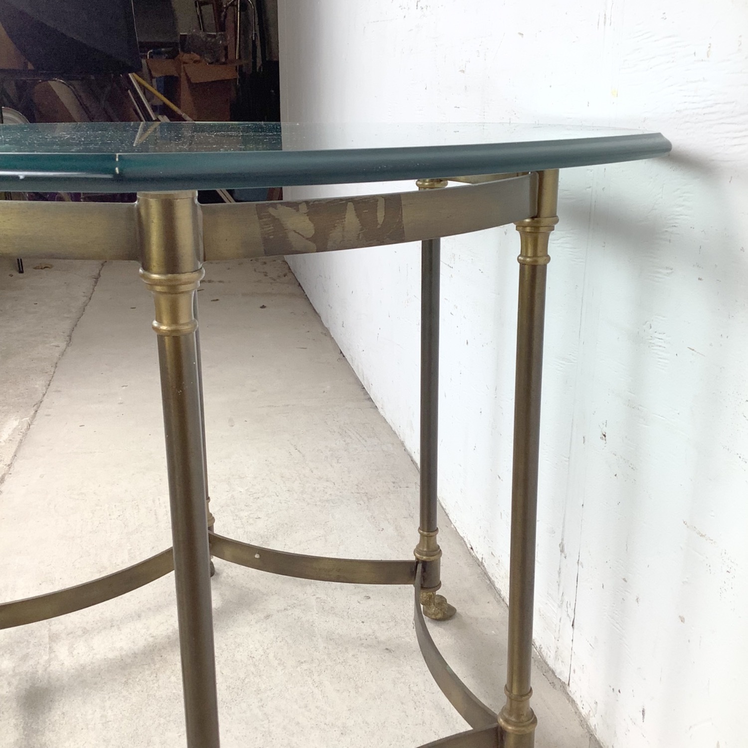 Vintage Brass Side Table, Style of La Barge - image-14
