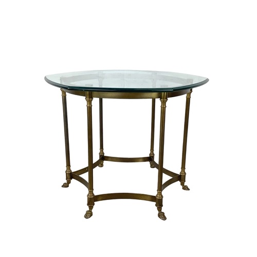 Used Vintage Brass Side Table, Style of La Barge for sale on AptDeco