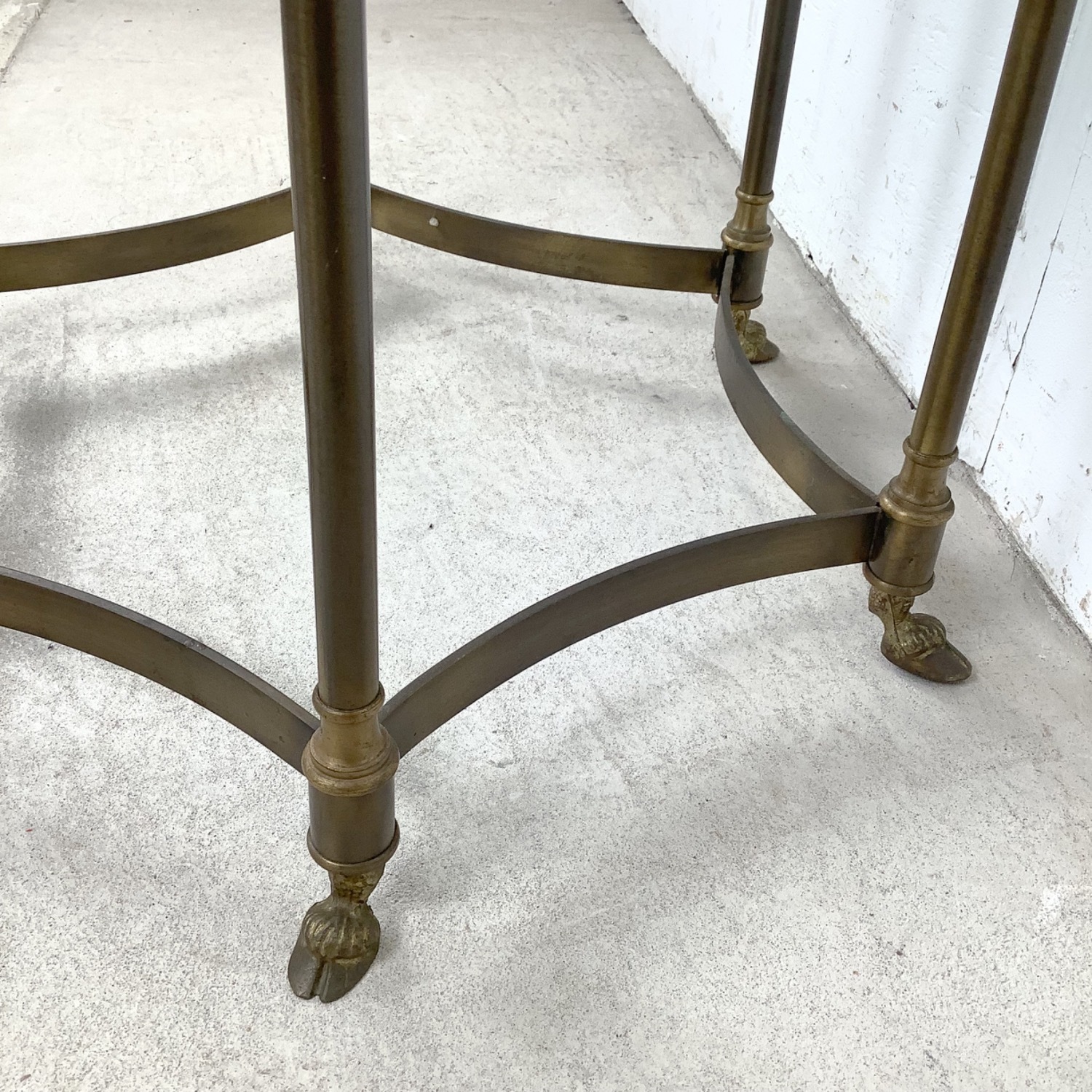 Vintage Brass Side Table, Style of La Barge - image-13