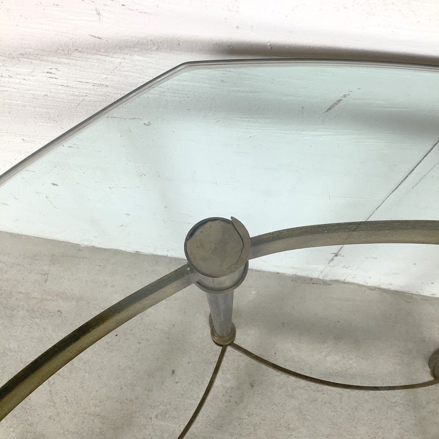 Vintage Brass Side Table, Style of La Barge - image-9
